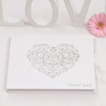 Vintage Romance Guest Book