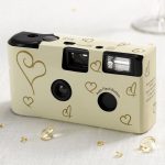 Disposable Camera Ivory & Gold
