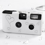 Disposable Camera White & Silver