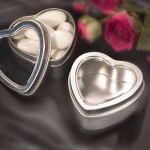 Heart Shaped Mint Tin Wedding Favour