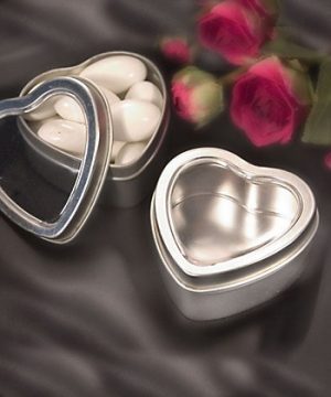 Heart Shaped Mint Tin Wedding Favour