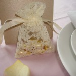 Lace Favour Bag Ivory