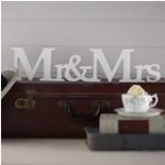 Vintage Affair - Mr & Mrs Freestanding Wooden Sign