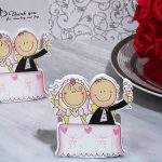 Bride and Groom Place Card Holder